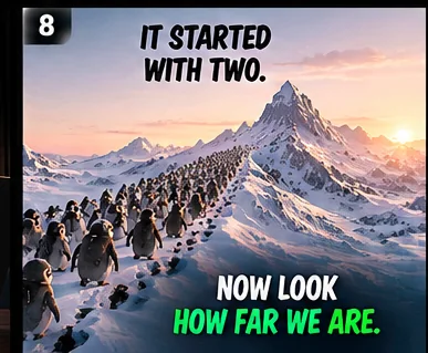 Second Penguin meme 8